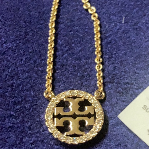 Tory Burch Jewelry - NWT AUTHENTIC TORY BURCH MILLER PAVE PENDANT REVERSIBLE NECKLACE
